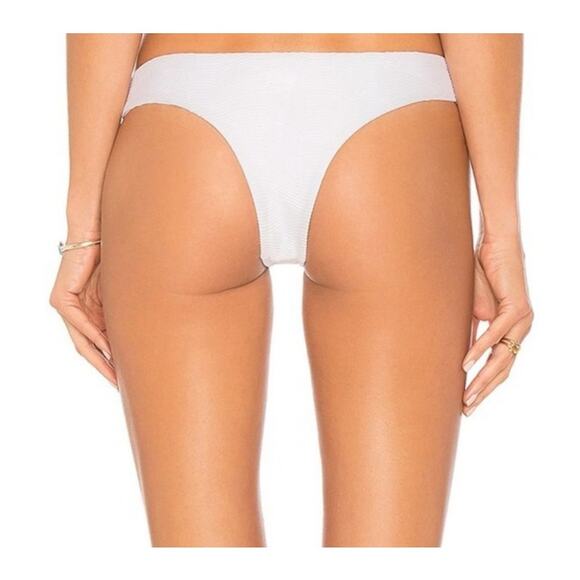 Tavik Ali Mini Swim Bottom Textured Amalfi White Size Medium NEW - Picture 3 of 4